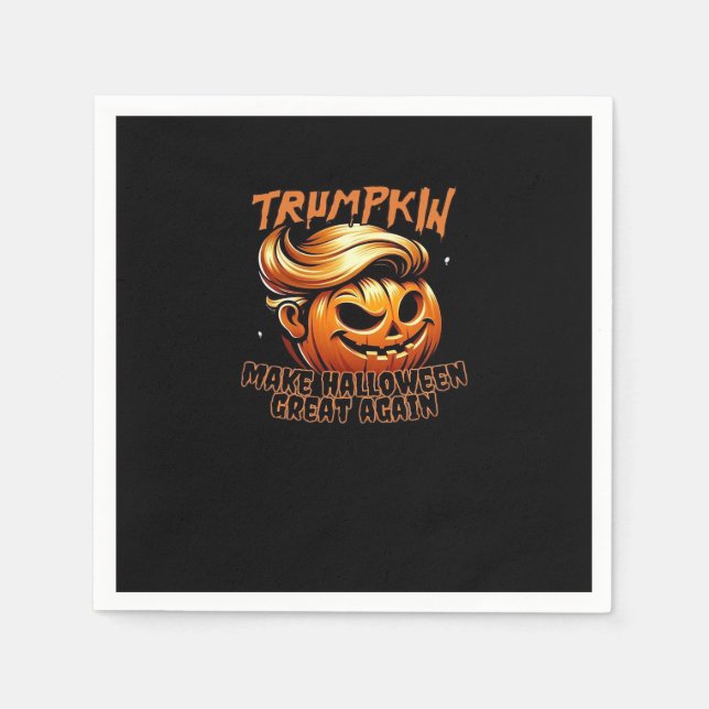Servilleta De Papel Funny Trumpkin Classic (Anverso)