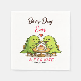 Servilleta De Papel Funny Wedding Save the Date 