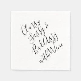 Servilleta De Papel Funny Wine Fiesta Napkins