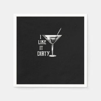 Servilleta De Papel Funny Wine Lover I Like it Dirty