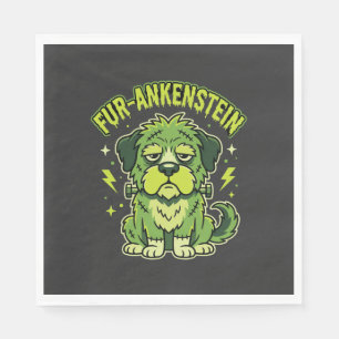 Servilleta De Papel Fur-Ankenstein Divertido Perro de Frankenstein Hal