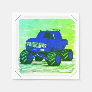 Servilleta De Papel Furia Azul: El Camión Monstruo