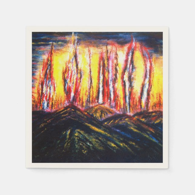 Servilleta De Papel Fury Fires (Anverso)
