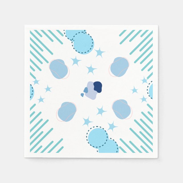 Servilleta De Papel Fusión de arte moderno (Anverso)