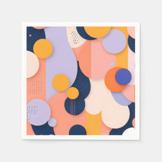 Servilleta De Papel Fusión de esfera de color