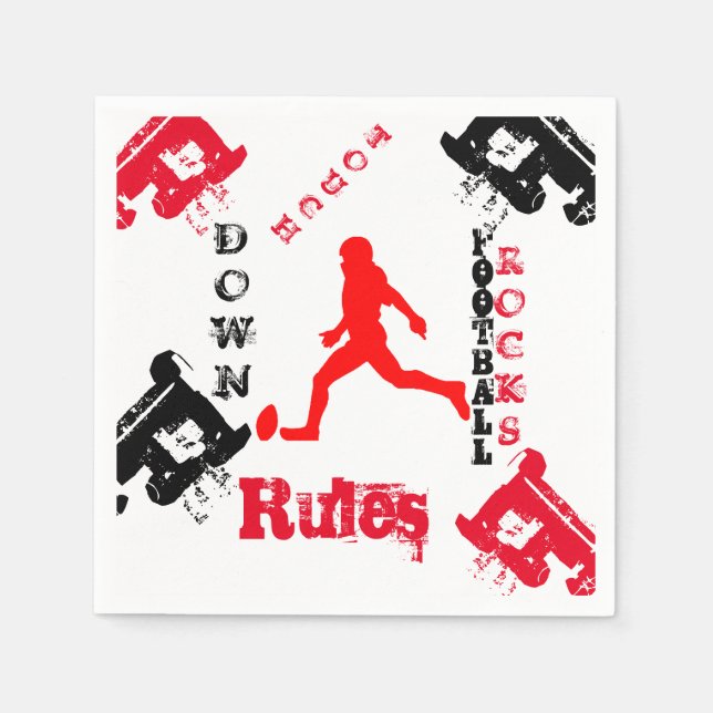 SERVILLETA DE PAPEL FÚTBOL AMERICANO (Anverso)