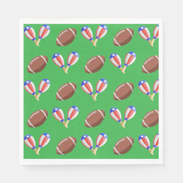 Servilleta De Papel Fútbol con tema latino