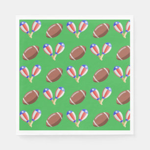 Servilleta De Papel Fútbol con tema latino