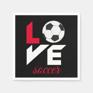 Servilleta De Papel Fútbol de amor
