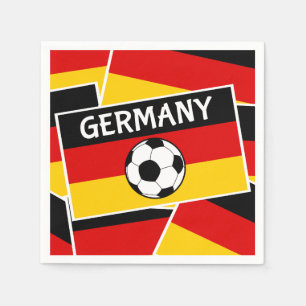 Servilleta De Papel Fútbol de Bandera Alemana