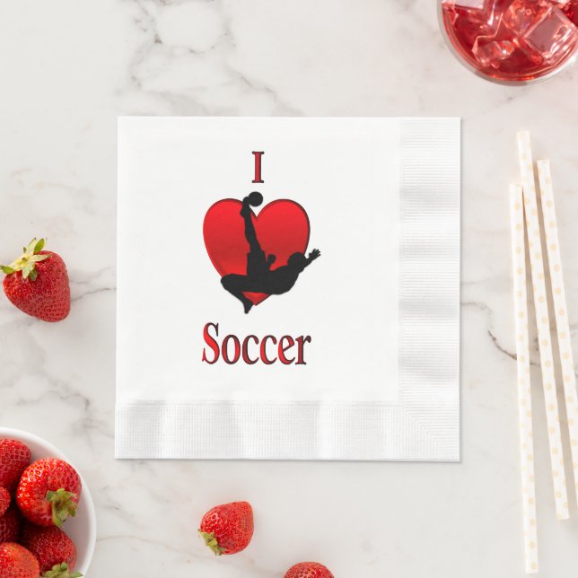 Servilleta De Papel Fútbol de corazón (In situ)