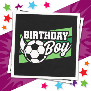 Servilleta De Papel Fútbol de fútbol cumpleaños niños cumpleaños