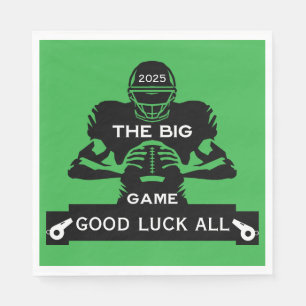 Servilleta De Papel Fútbol El Fiesta de Big Game TV Watch