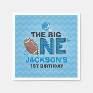 Servilleta De Papel Fútbol Fiesta Napkin Primer cumpleaños