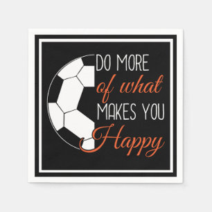 Servilleta De Papel Fútbol: Haz lo que te hace feliz