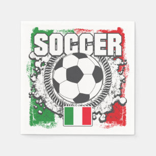 Servilleta De Papel Fútbol Italia