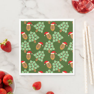 Servilleta De Papel Fútbol navidad