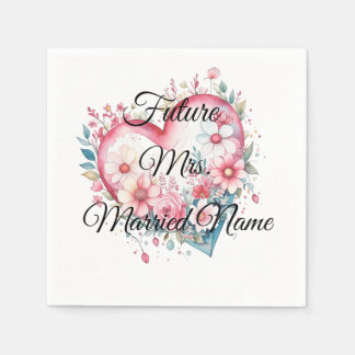 Servilleta De Papel Futuro compromiso de la Sra. Bride
