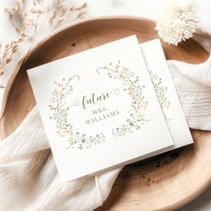 Servilleta De Papel Futuro Floral Pradera con Estilo Sra. Desayuno Nup
