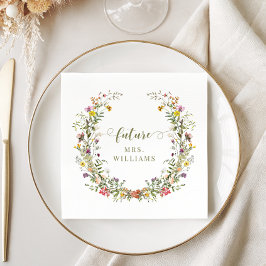 Servilleta De Papel Futuro Shower de la Sra. Meadow WildFlower