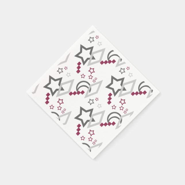 Servilleta De Papel FuzzyFoxArt (Borde)