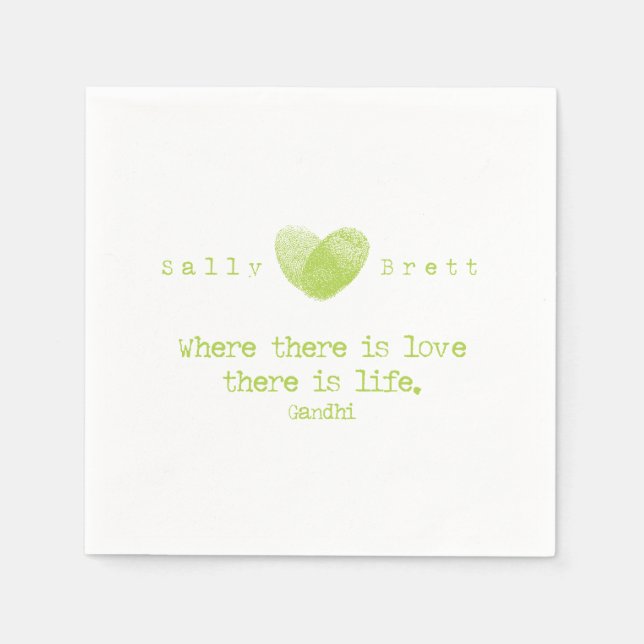 Servilleta De Papel Gadhi Cita Napkin (Anverso)
