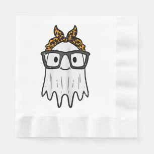 Servilleta De Papel Gafas de fantasma de Halloween