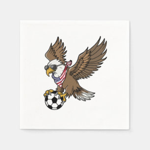 Servilleta De Papel Gafas de sol águila de fútbol americano frescas vi