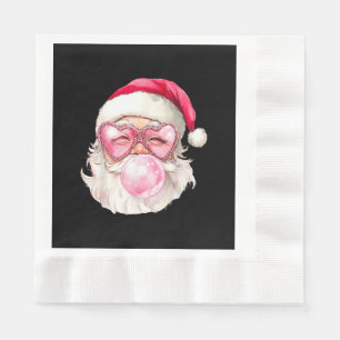 Servilleta De Papel Gafas de sol rosadas chicle vintage retro Santa Na