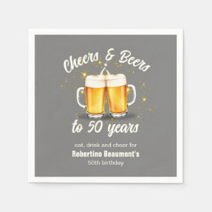 Servilleta De Papel Gafas Simples de Aferramiento Celebran Cervezas po