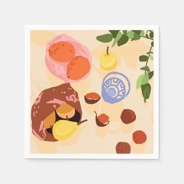 Servilleta De Papel Gala del Bosque de Guayabas (Anverso)