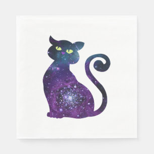Servilleta De Papel Galaxia del gato
