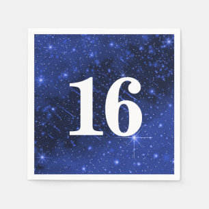 Servilleta De Papel Galaxia Estrella Para La Fiesta De Cumpleaños 16