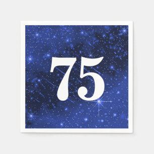 Servilleta De Papel Galaxia Estrella Para La Fiesta De Cumpleaños 75
