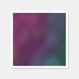Servilleta De Papel Galaxy Birthday Party Purple Blue Sky
