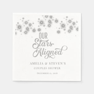 Servilleta De Papel Galaxy Stars Ducha de pareja