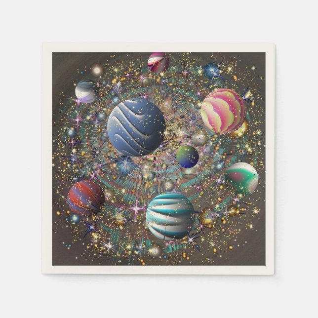 Servilleta De Papel Galaxy Zelariamin (Anverso)