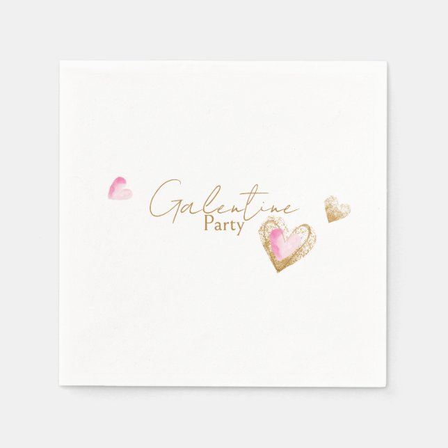 Servilleta De Papel Galentine Fiesta Heart (Anverso)