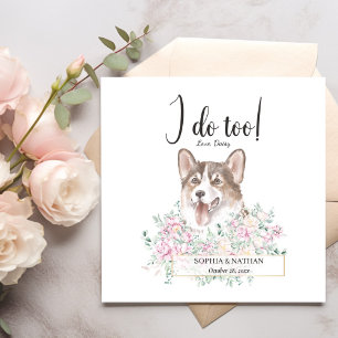 Servilleta De Papel Galés Corgi Perro Boda Cocktail Napkins