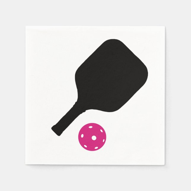 Servilleta De Papel Gálibas de bolas y bolas rosadas (Anverso)