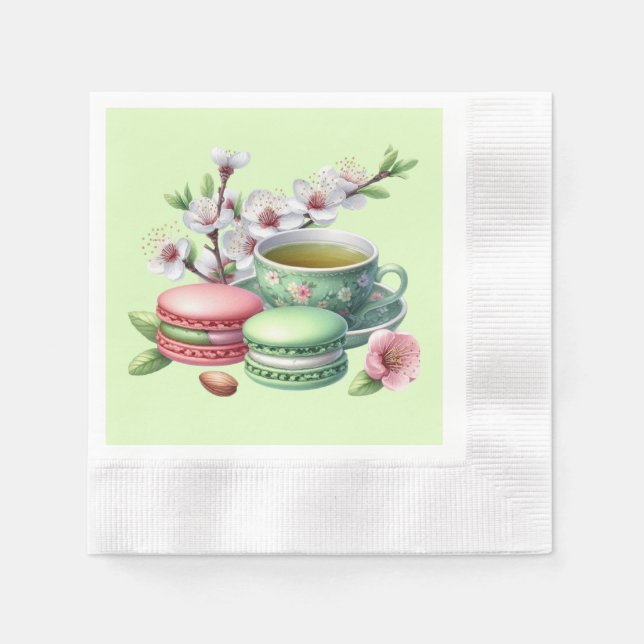 Servilleta De Papel Galletas de fiesta de té (Anverso)