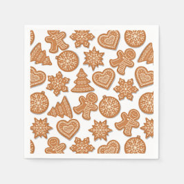 Servilleta De Papel Galletas de jengibre de Navidad