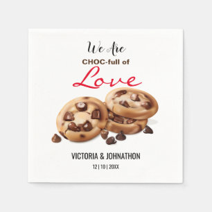 Servilleta De Papel Galletas Llenas de Amor Choc-Gracias   Regalo de B