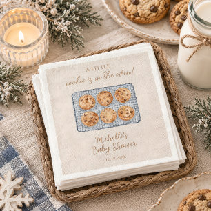 Servilleta De Papel Galletita En El Horno Dulce Pastelería Baby Shower