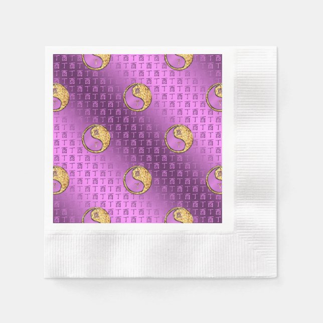 Servilleta De Papel Gallo de Fuego (Anverso)