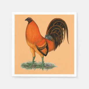 Servilleta De Papel Gallo Ginger Rojo Gamecock