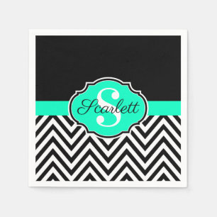 Servilleta De Papel Galones blancos y negros