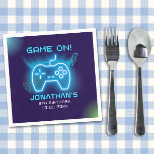 Servilleta De Papel Game on, Fun Birthday Boy 