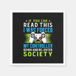 Servilleta De Papel Gamer Fue Obligado A Poner Mi Controlador