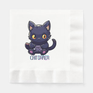 Servilleta De Papel Gamer gato